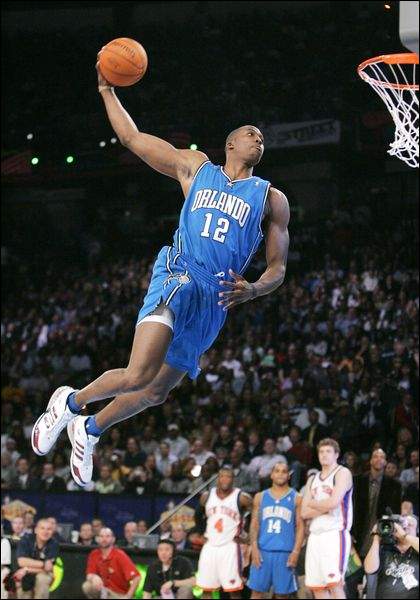 dwight howard dunks on 12 foot rim. Did you know that Dwight once