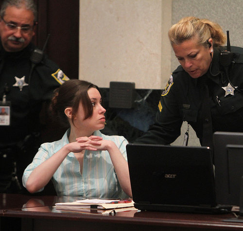 casey anthony tattoo picture. Casey Anthony, with Orange