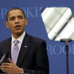 President Barack Obama speaks on the economy at the Brookings Institution in Washington, Tuesday, Dec. 8, 2009. (AP Photo/Susan Walsh) 