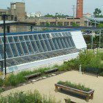 Green House as part of commercial building--Chicago