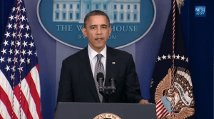 President Barack Obama speaks on the school shooting in Connecticut, December 14, 2012 (Photo: White House)