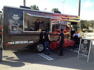 On Fire BBQ is just one of the many food trucks that can be found at the ZORA! Food Trucks Stop at ZORA! Festival’s Outdoor Festival of the Arts, Feb. 1-3, in Eatonville, Fla. Photo courtesy of Food Truck Crazy, Inc.