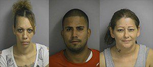 Migdalia Lopez (l), Felex Perez (c) and Mayra Lopez (r)- suspects