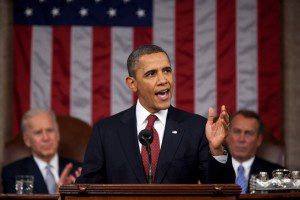 President Barack Obama delivers the 2012 State of the Union address (File photo)