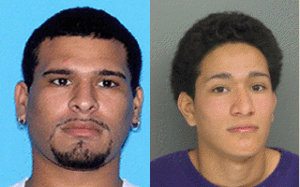 Michaell Charles (left-accused) Marcus Isaias (right-victim)
