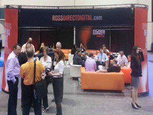 Ross Direct Digital was a first-time exhibitor at the Orange County Convention Center during last week's National Automobile Dealers Association Convention & Expo. Their creative lounge design helped make it a big success.