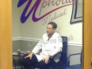 Dr. Aaron Roush - in his office (Photo: PCSO)
