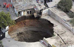 Sinkhole in Guatemala