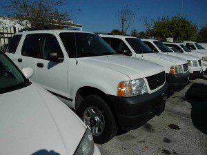 Some of OCSO vehicles on auction.