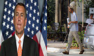 U.S. House Speaker John Boehner and soon to-be son-in-law, Dominic Lakhar 
