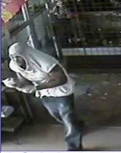 Surveillance video of Bravo Supermarket burglary suspect