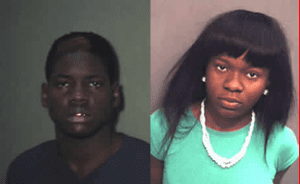 Terrance Anthony (l) Khadijah Browne (r) - suspects