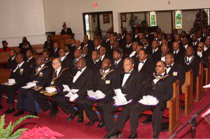 Jay-Z a Mason? The entertainer attends a service amongst the masonic brothers. (second row in the middle). Not everyone gets to do that. Looking dead at the photographer with a “none-too-pleased to being photographed” expression.  Credit: freemasonry-watch.blogspot.com 