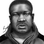 Composite sketch of armed robbery suspect (Sketch - OPD)