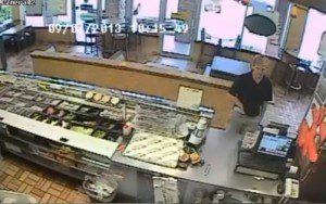 Video still - suspected Subway robber