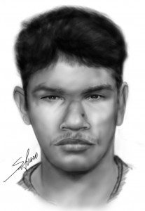 Composite sketch of armed Walmart liquor store robber (OCSO)