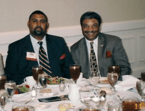 Paul Curtis (l), Member of the Transportation Research Board (TRB) and Joe Robinson (r), of the NAACP.