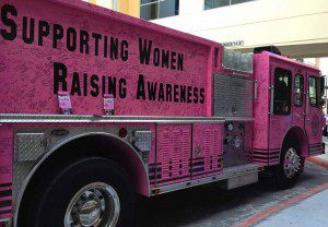 Photo 4: Orlando Health kicked off Pink October with pink fire trucks and firefighters to raise awareness for breast cancer and dollars to fight the disease.