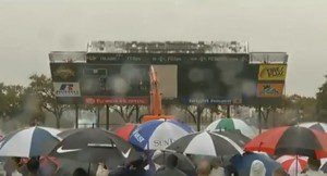 Florida Citrus Bowl toppled kicking off the start of reconstruction, January 29, 2014. (Video still - Local 6)