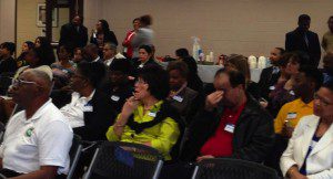 A section of the attendees at BBIF Florida Dollars & Sense Financial Literacy Training Program Kick-Off Event, February 21, 2014 at Barnett Park, Orlando. (Photo: WONO)