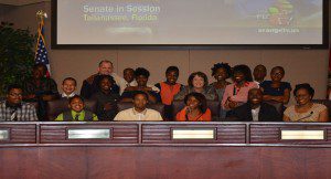 Orange County Mayor Teresa Jacobs engages with students of .....