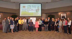 Mayor Teresa Jacobs proclaimed April as Water Conservation month and announced her support of the 2014 National Mayor’s Water Challenge at Tuesday’s Board of County Commissioners meeting.  (Photo courtesy: Orange County government)
