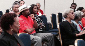 Attendees at Juan Lynum's Town Hall discussion, at Crowne Plaza, Orlando March 18. (Photo: WONO)
