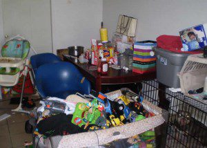 Photo of "deplorable conditions" inside the home. (Photo: PCSO)