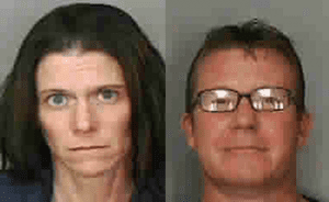 Healther L. Lockyer (l) and Earl Lee Tournear (r) - suspects