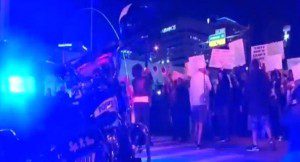Protesters march against police brutality in Orlando, December 10, 2014. (Photo still - courtesy Local 6)