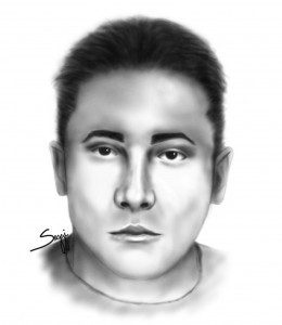Composite sketch of robbery suspect