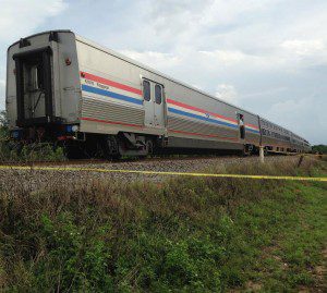 Amtrak train - (Photo courtesy: Polk County Sheriff's Office)