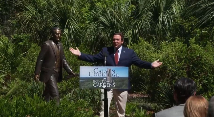 Statue Honoring President Calvin Coolidge Unveiled in Florida