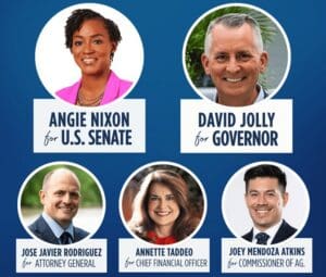 Florida Democratic Party Hopeful Top of Ticket Candidates Will Defeat Republicans